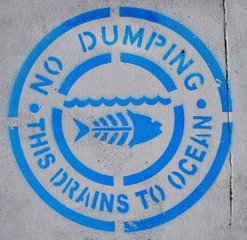 No dumping, this drains to ocean, marine waste - WOIMA Corporation